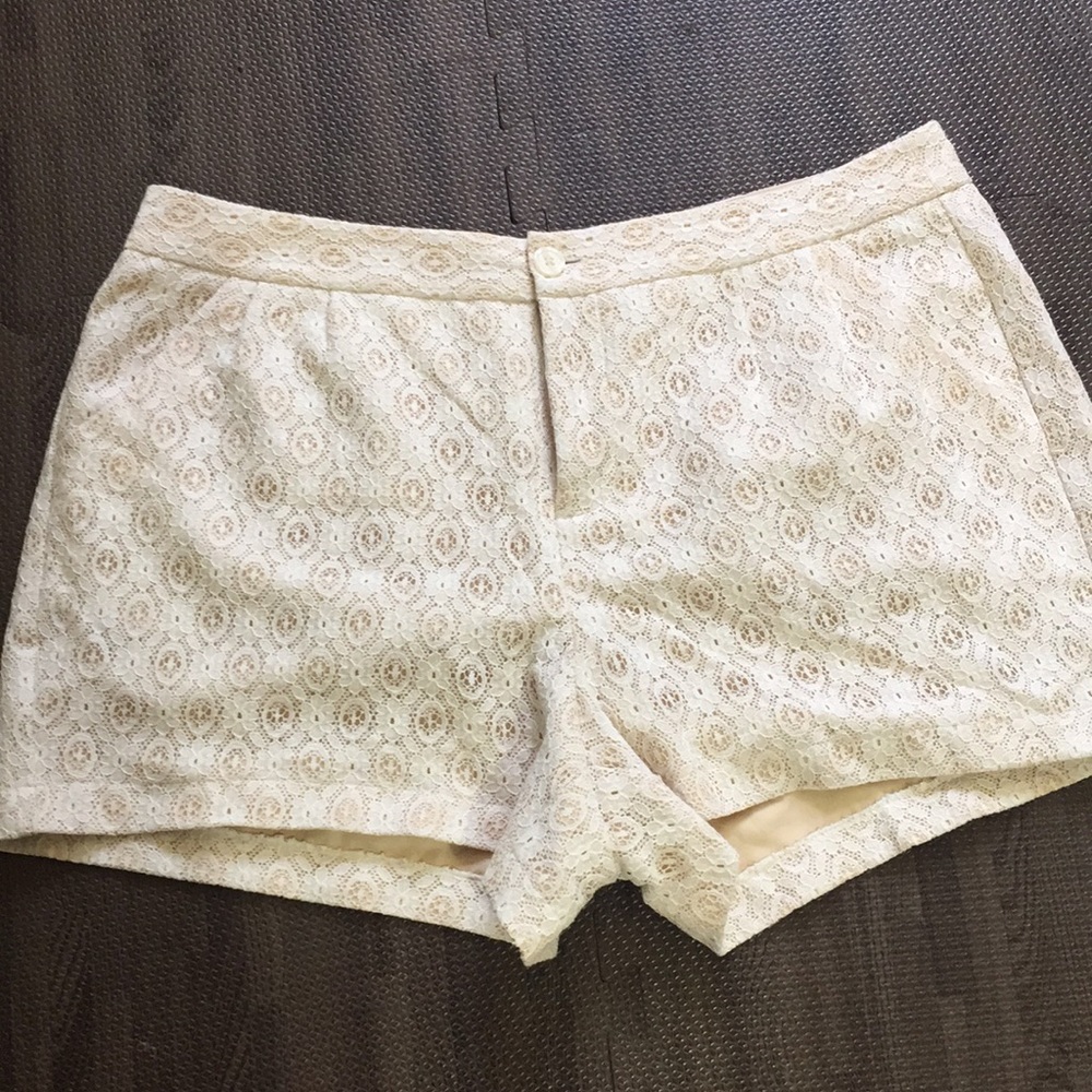 LC Lauren Conrad Lace Shorts